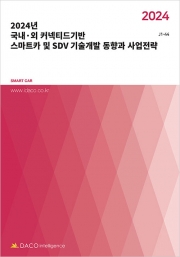 2024년 국내&middot;외 커넥티드기반 스마트카 및 SDV 기술개발 동향과 사업전략