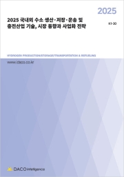 2025 국내외 수소 생산·저장·운송 및 충전산업 기술, 시장 동향과 사업화 전략