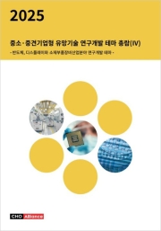 2025년 중소·중견기업형 유망기술 연구개발 테마 총람(Ⅳ) - 반도체, 디스플레이와 소재부품장비산업분야 연구개발 테마 -