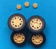 [사전 예약] R24OZ15T 1/24 Roues OZ 15 pneus terre Michein LTX Force ex: Polo, Fiesta, Yaris WRC&hellip;