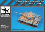 [사전 예약] T48071 1/48 German Tiger I accessories set for Tamiya