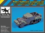[사전 예약] T72151 1/72 M4A1 Halftrack accessories for Hasegawa