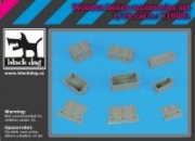 [사전 예약] T16001 1/16 Wooden boxes accessories set