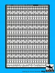 [사전 예약] E48002 1/48 Iron railing (25cm long)
