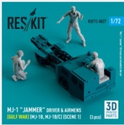 [사전 예약] RSF72-0027 MJ-1 "Jammer" Driver & airmens (Gulf War) (MJ-1B, MJ-1B/C) (scene 1) (3 pcs) (3D Printed)