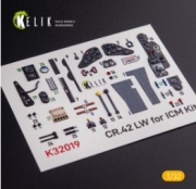 [사전 예약] K32019 CR.42 LW - Interior 3D Decal for ICM kit (1/32)