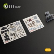 [사전 예약] K32020 BF-109 E - Interior 3D Decal with 3D printed parts for Trumpeter kit (1/32)