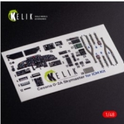 [사전 예약] K48079 O-2A Skymaster interior 3D decals small version for ICM kit (1/48)
