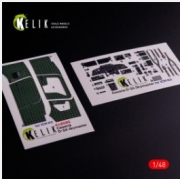 [사전 예약] K48081 O-2A Skymaster interior 3D decals "green decoration type" for ICM kit (1/48)