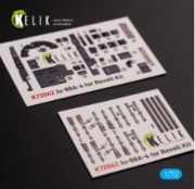 [사전 예약] K72062 Junkers JU 88 A-4 interior 3D decals for Revell kit (1/72)
