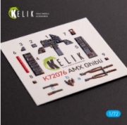 [사전 예약] K72076 Amx Ghibli interior 3D decals for Italeri kit (1/72)
