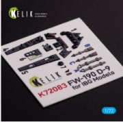 [사전 예약] K72083 Fw 190 D-9 interior 3D decals for IBG Models kit (1/72)