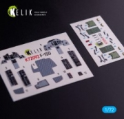 [사전 예약] K72092 F-15D - interior 3D decals for FineMolds kit (1/72)