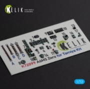 [사전 예약] K72099 A6M5 Zero - interior 3D decals for Tamiya kit (1/72)