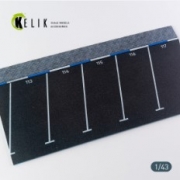 [사전 예약] KS43002 Supermarket Parking type 2 Base - Acrylic 3 mm (180 x 357 mm) (210 g) (1/43)