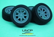 [사전 예약] 24P181T 1/24 JBW SUPERLIGHT 2 13 inch + Tires for Mni Cooper Hasegawa, Fujimi