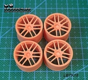 LBTK18 1/24 Enkei Forged RA039 wheels for AMG GT3 For 24090, 24103 and Super GT AMG GT3