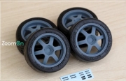 [사전 예약] ZR116 1/24 15 inch Rays Volk Racing TE37 Cup rim set