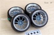 [사전 예약] ZR122 1/24 19 inch Rays Volk Racing GT-N rim set