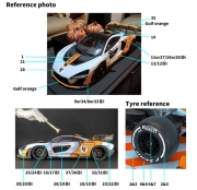 [사전 예약] MX05-056 1/24 McLaren Senna mcl35 Gulf decale