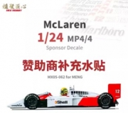 [사전 예약] MX05-062 1/24 Mclaren MP4/4 Sponsor Decals for meng 1/24