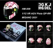 [사전 예약] HM-009 1/12 VR AGV Pista GP-RR MISANO 2021