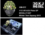 [사전 예약] HM-011 1/12 VR AGV Pista GP WOOLLY HAT Winter Test Sepang 2015