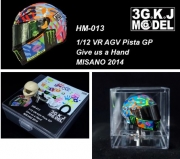[사전 예약] HM-013 1/12 VR AGV Pista GP Give us a Hand MISANO 2014