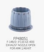 [사전 예약] FP48051 1/48 F-14B/D Exhaust&nbsp;Nozzle&nbsp;Open (F110-GE-400)&nbsp; AMK