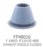 [사전 예약] FP48016 1/48 F-14B/D Exhaust&nbsp;Nozzle&nbsp;Closed (F110-GE-400)&nbsp; G.W.H