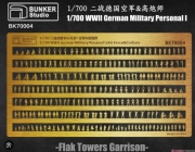[사전 예약] BK70004 1/700 WWII German Military Personal I（Air Force&Civilian）