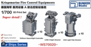 [사전 예약] WS70020 1/700 DKM Fire Control Equipments