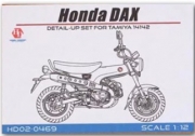[사전 예약] HD02-0469 1/12 Honda Dax Detail-up Set For T (14142) （PE+Metal parts+Resin+Metal Logo））