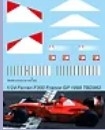 [사전 예약] TBD962 1/24 Decals For Ferrari F300 Schumacher Irvine France GP 1998 Decal TBD962