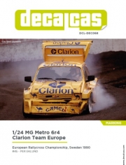 [사전 예약] DCL-DEC068 1/24 MG Metro 6R4 Team Clarion Europe sponsored by Camel - FIA European Rallycross Champi