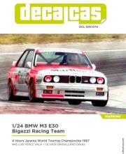 [사전 예약] DCL-DEC074 1/24 BMW M3 E30 Team Bigazzi Racing sponsored by Marlboro - 4 Hours Jarama World Touring