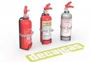 [사전 예약] DCL-PAR121 1/24 Fire extinguisher for 1/24 scale models: Hand fire extinguisher - Type01 (4 units/ea