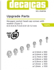 [사전 예약] DCL-PAR134 Fasteners: Hex socket head cap with washer - Type 1 (100+100+100+100+100+100+100 units/ea