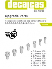 [사전 예약] DCL-PAR138 Fasteners: Hex socket head cap (100+100+100+100+100+100+100 units/each)