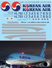 [사전 예약] TBD193 1/144 AIRBUS A380 AIR KOREAN LIVERY REVELL TBD193