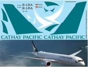 [사전 예약] TBD276 1/144 Airbus A350 Cathay Pacific Livery Decals TB Decal TBD276 for Revell