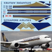 [사전 예약] TBD316 1/144 AIRBUS A350 900 SINGAPORE AIRLINES DECALS FOR REVELL KIT TB DECAL TBD316 for Revell