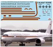 [사전 예약] TBD397 1/144 Airbus A350 Bundesrepublik Deutschland Decals TB Decal TBD397 for Revell