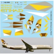 [사전 예약] TBD432 1/144 Airbus A350 - 1000 Etihad Livery Decals TB Decal TBD432 for Revell