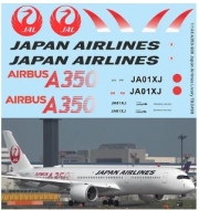 [사전 예약] TBD498 1/144 Decals for Airbus A350 900 Japan Airlines Livery Decal TBD498