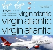 [사전 예약] TBD505 1/144 Virgin Airlines Livery Decals for Airbus A350 1000 TB Decal TBD505