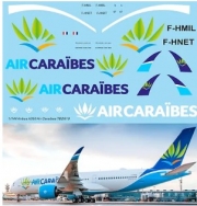 [사전 예약] TBD510 1/144 Decals for Airbus A350 Air Caraibes livery TB Decal TBD510