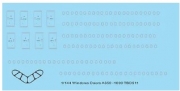 [사전 예약] TBD511 1/144 Windows Doors Airbus A350 1000 Decals TB Decal TBD511