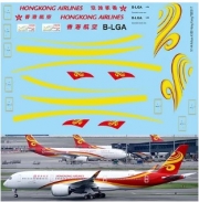 [사전 예약] TBD517 1/144 Decals for Airbus A350 Hong Kong Airlines Livery Decal TBD517