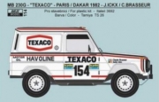 [사전 예약] REJ0114 1/24 Transkit &ndash; Mercedes 230G &bdquo;TEXACO&ldquo; Paris - Dakkar 1982 J.Ickx / C.Brasseur 1/24 for Reve